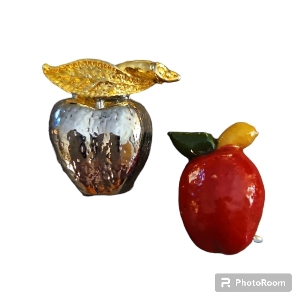 3/$30 Teacher Apple Lapel Hat Pins